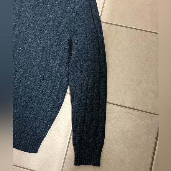Haggar Blue Quarter-Zip - Picture 4 of 10